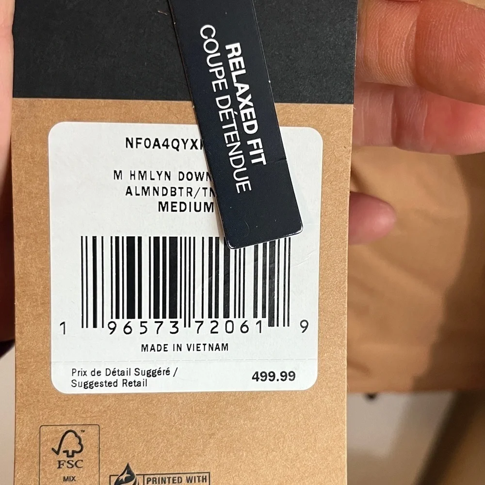 The North Face HMLYN Down Parka Size Medium NWT
